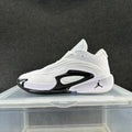 Jordan White and Black Basketball Sneakers