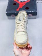 Jordan Air Jordan 4 Retro OG Sneakers Cream Style 2411JHD320A29
