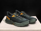 HOKA Speedgoat 5 Trail Running Shoes, Black and Olive