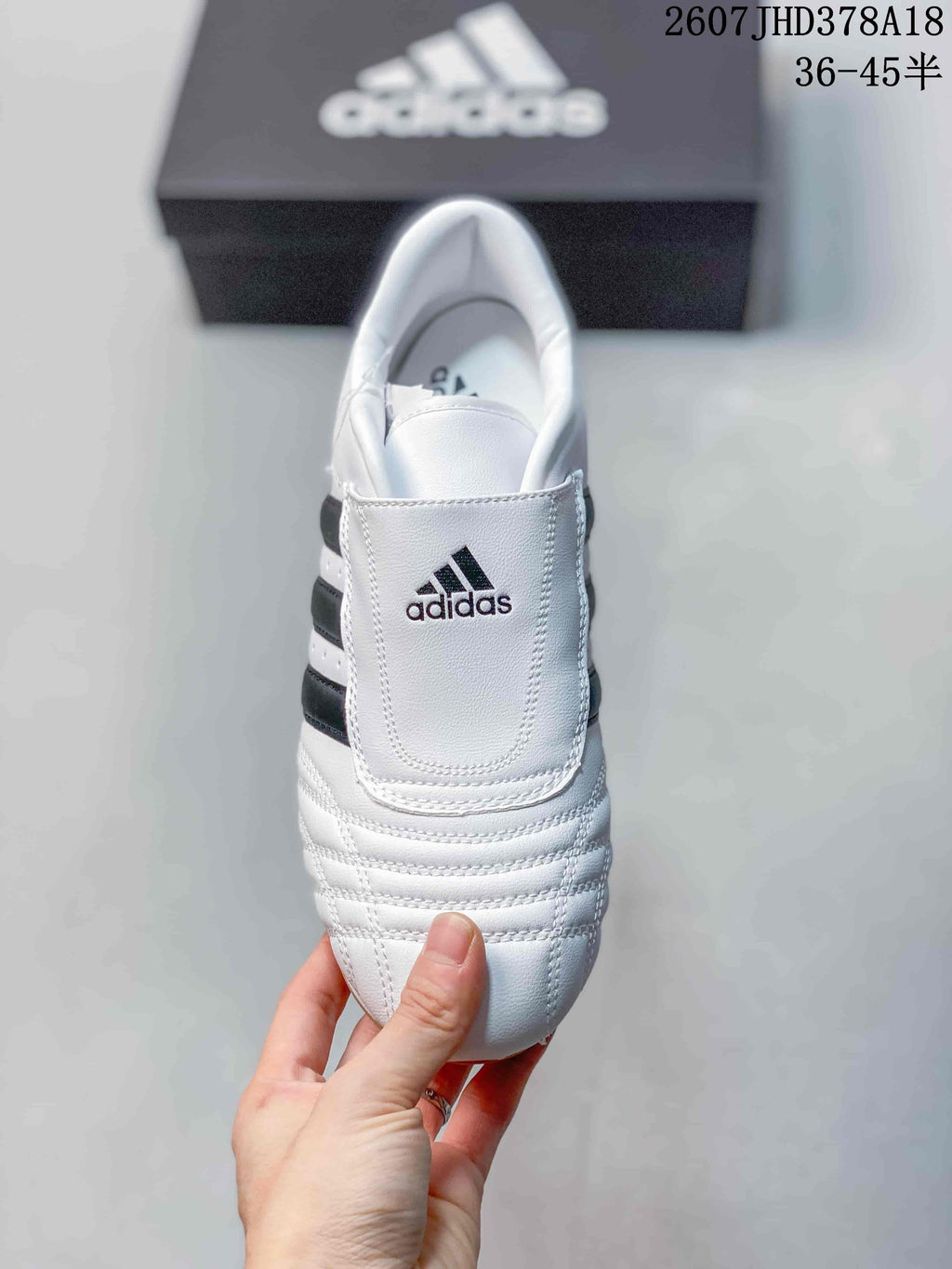 adidas Taekwondo SMIL-LS Low-Top Sneakers White Navy