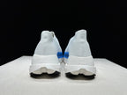On Cloudboom Strike LS Running Shoes, White and Blue