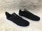 Nike Black and White Knit Low-Top Sneakers