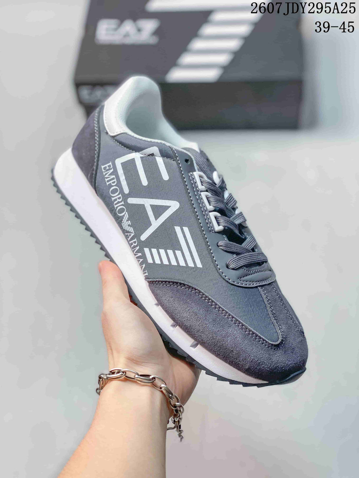 Emporio Armani EA7 Lace-Up Low-Top Sneakers 2607JDY295A25