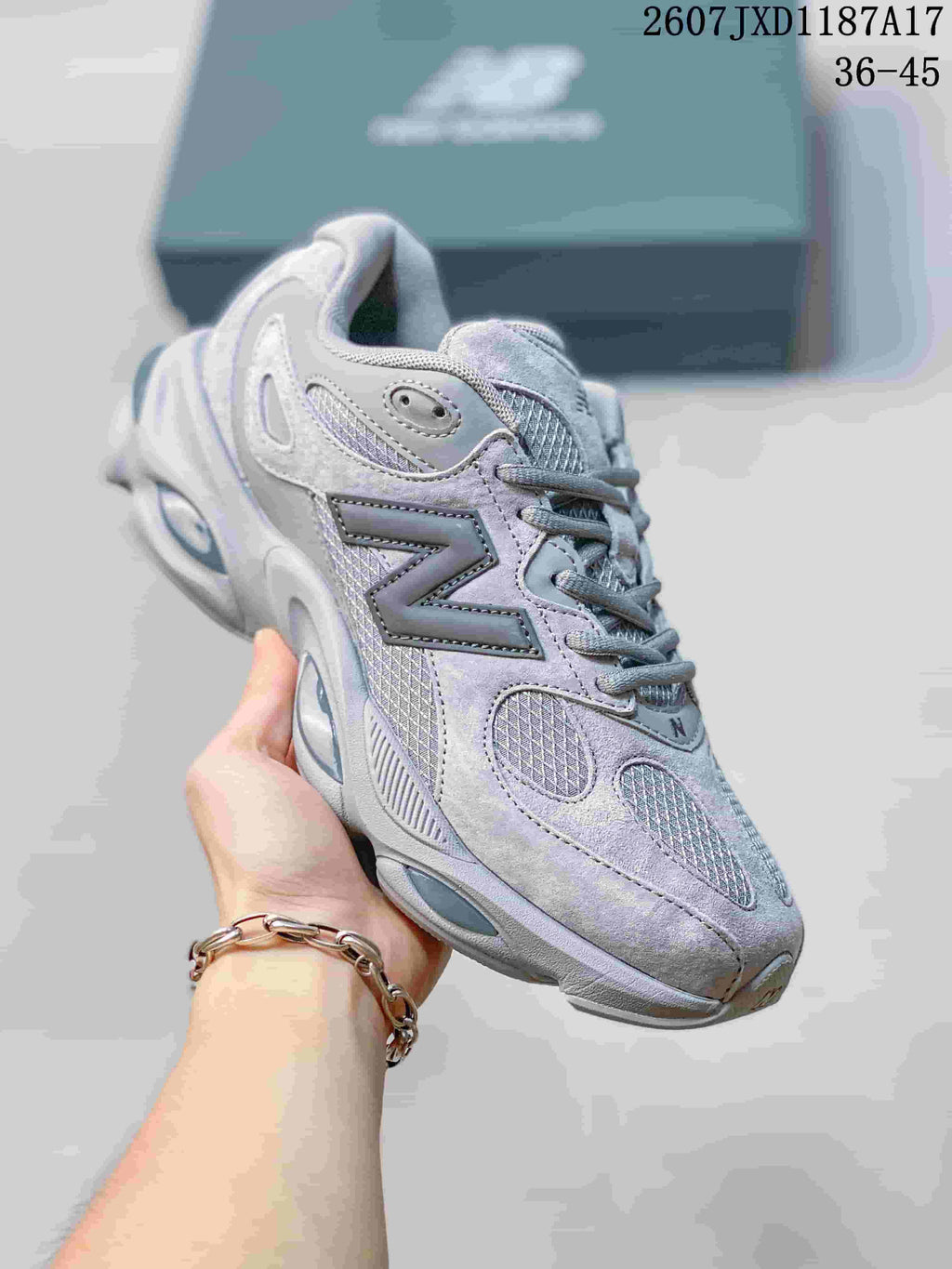 New Balance 9837 U9837MO Grey Retro Running Sneakers