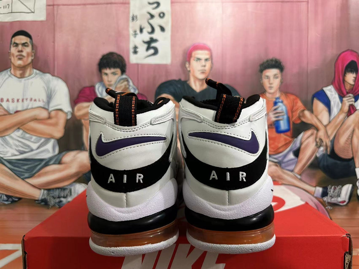 Nike Air More Uptempo White Black Basketball Sneakers