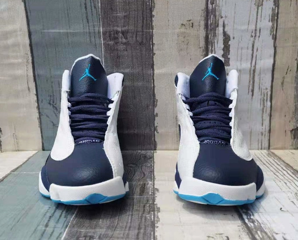 Jordan 13 Men's Sneakers in Navy, White and Blue