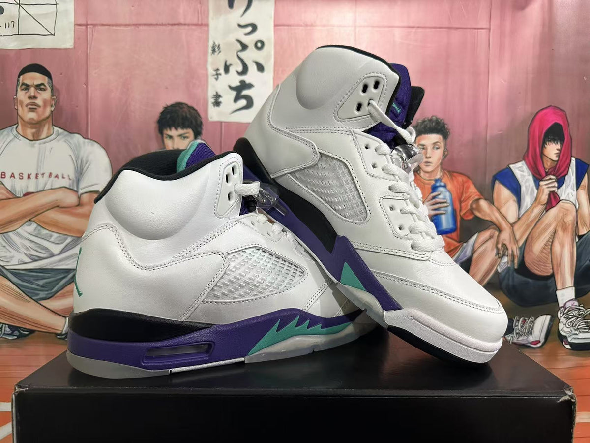 Jordan Air Jordan 5 Retro White Grape Sneakers