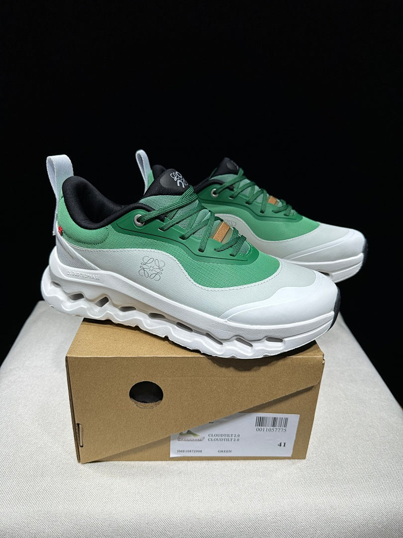 On Cloudtilt 2.0 Green Running-Inspired Sneakers