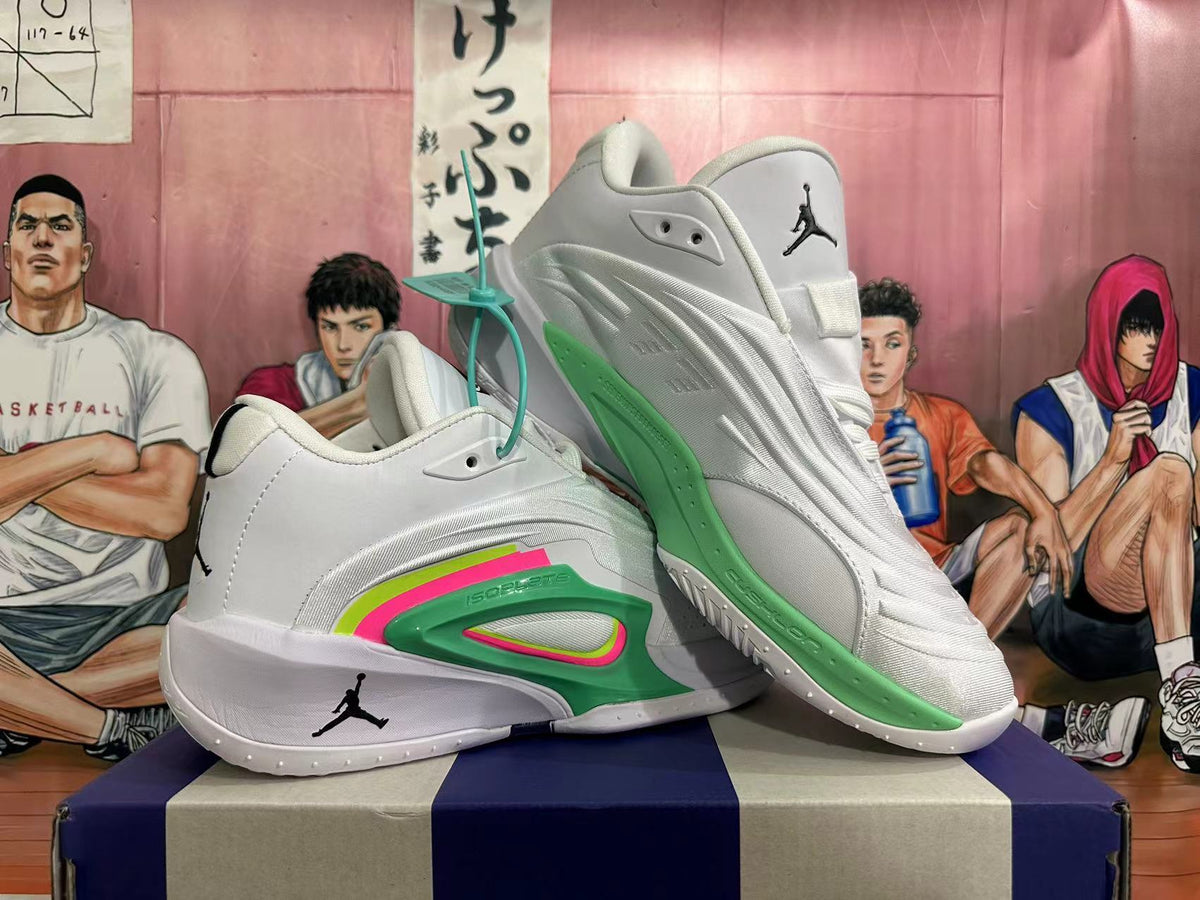 Jordan Luka 4 Basketball Shoes White Green