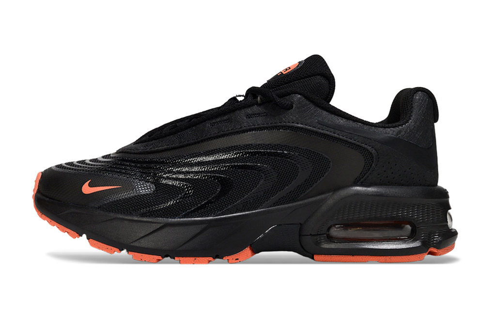 Nike Air Max Black and Orange Sneakers