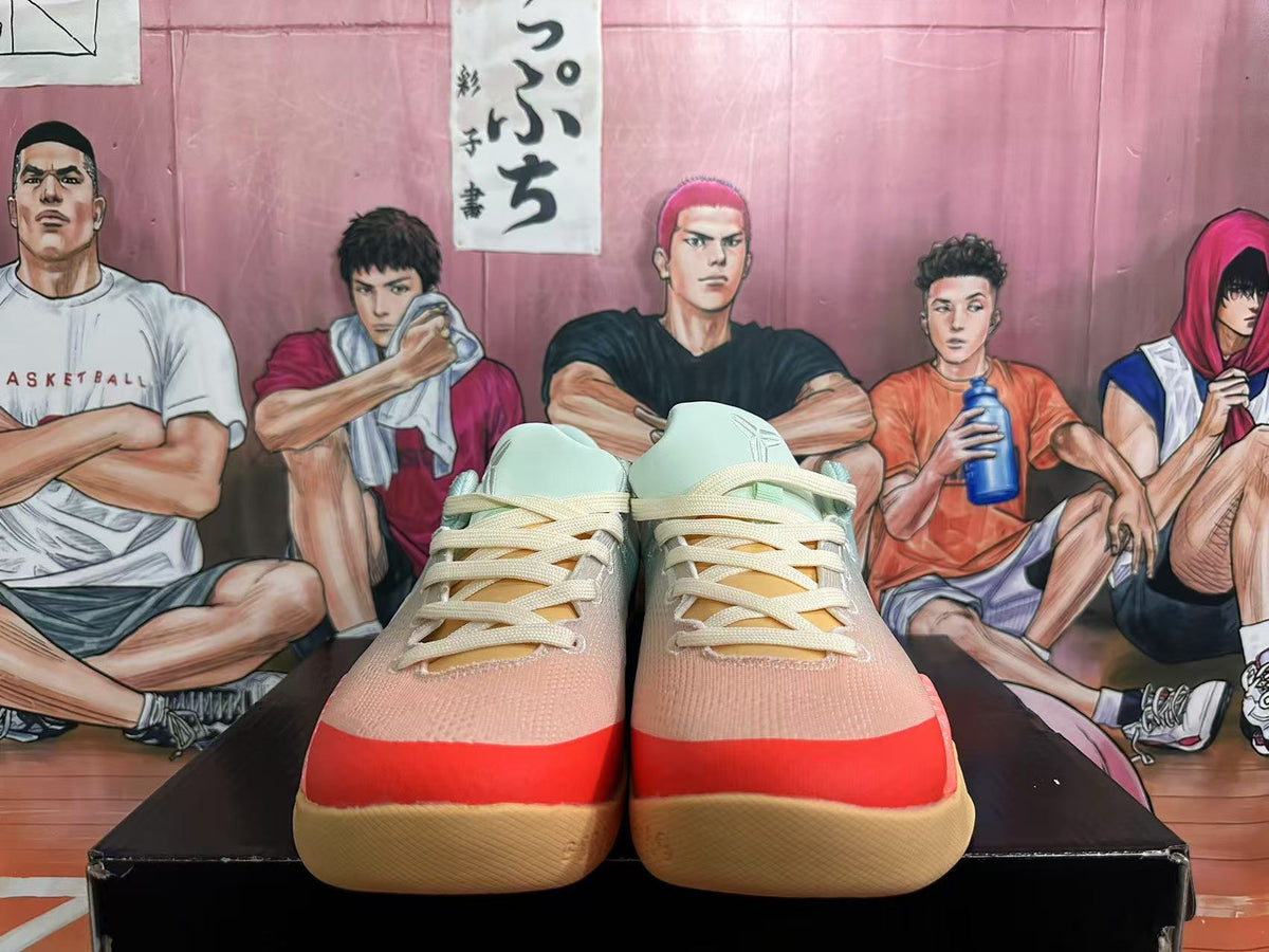 Nike Basketball Shoes in Mint, Coral and Cream