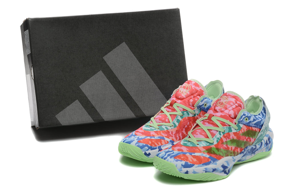 Adidas Basketball Sneakers in Multicolor Camouflage