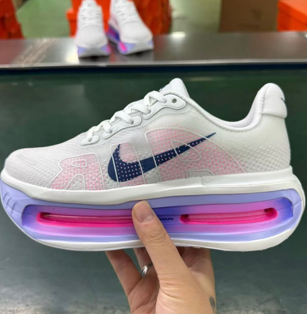 Nike HM5973-417 White Running Shoes with Purple and Pink Sole