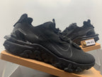 Nike React Black Grid-Textured Sneakers