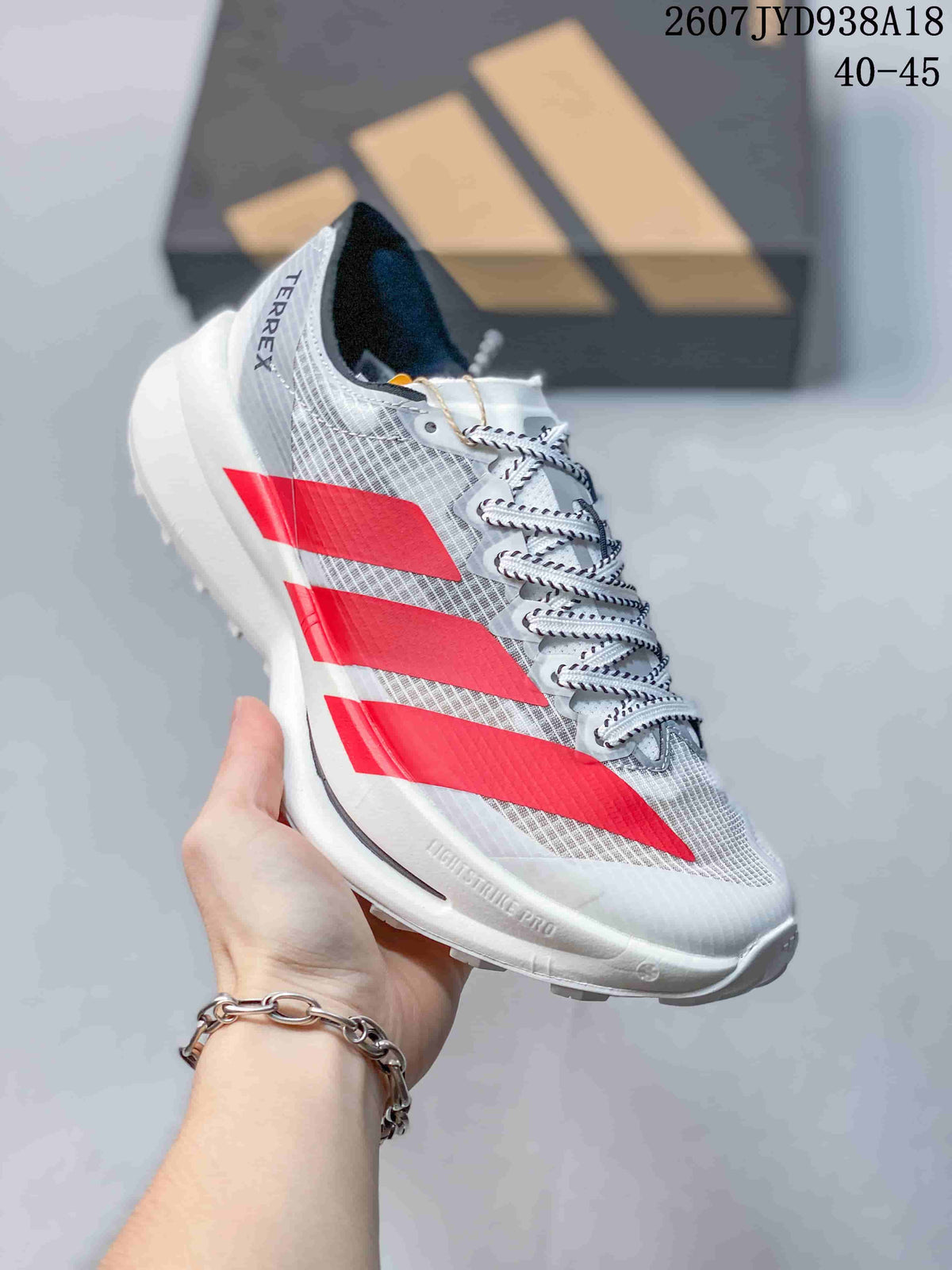 Adidas Adizero Evo SL 2 Running Shoes White Red