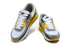Nike Air Max 90 Sneakers in White, Grey, Black and Yellow