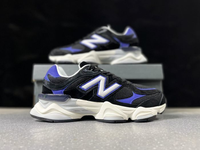 New Balance 9060 U9060EEO Black and Purple Sneakers