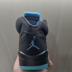 Jordan 5 Retro Black Taxi High-Top Sneakers