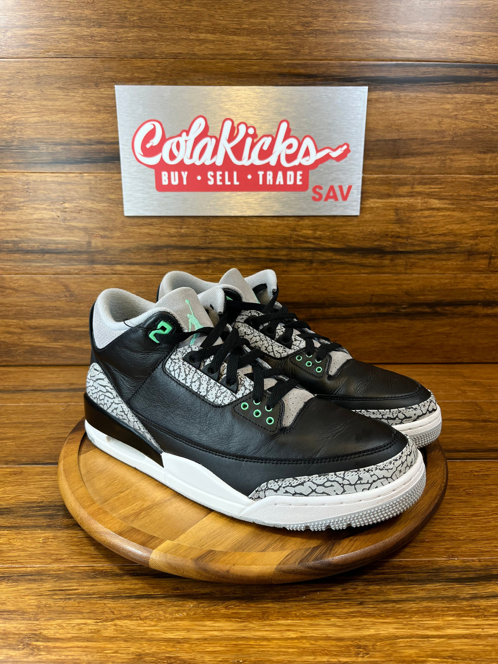 Jordan 3 Retro Green Glow