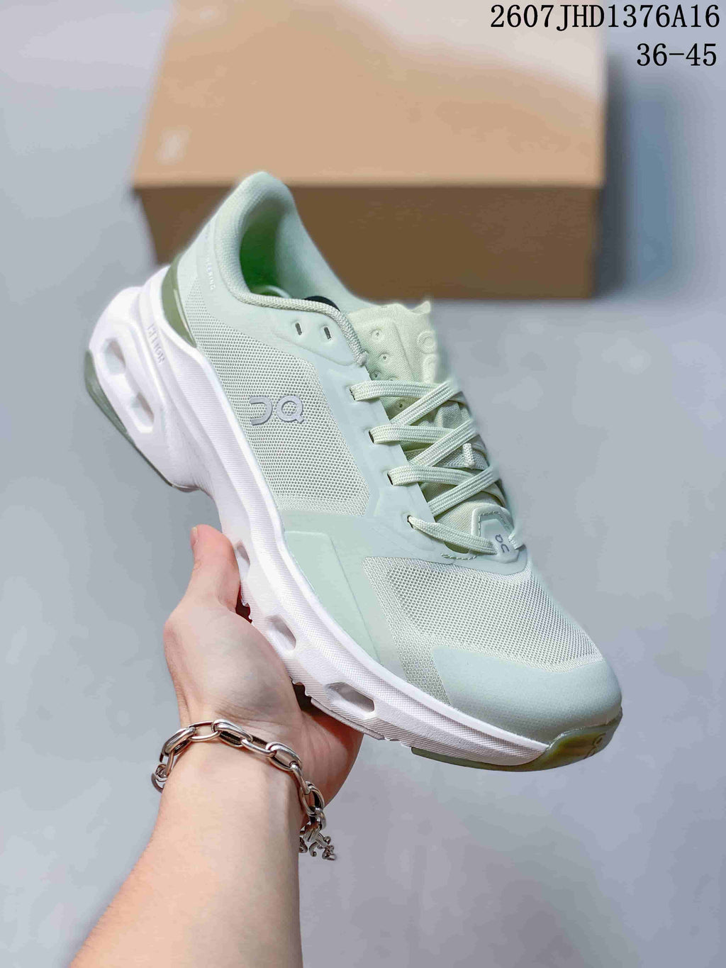 On Cloudpulse 2 Training Sneakers Mint Green and White