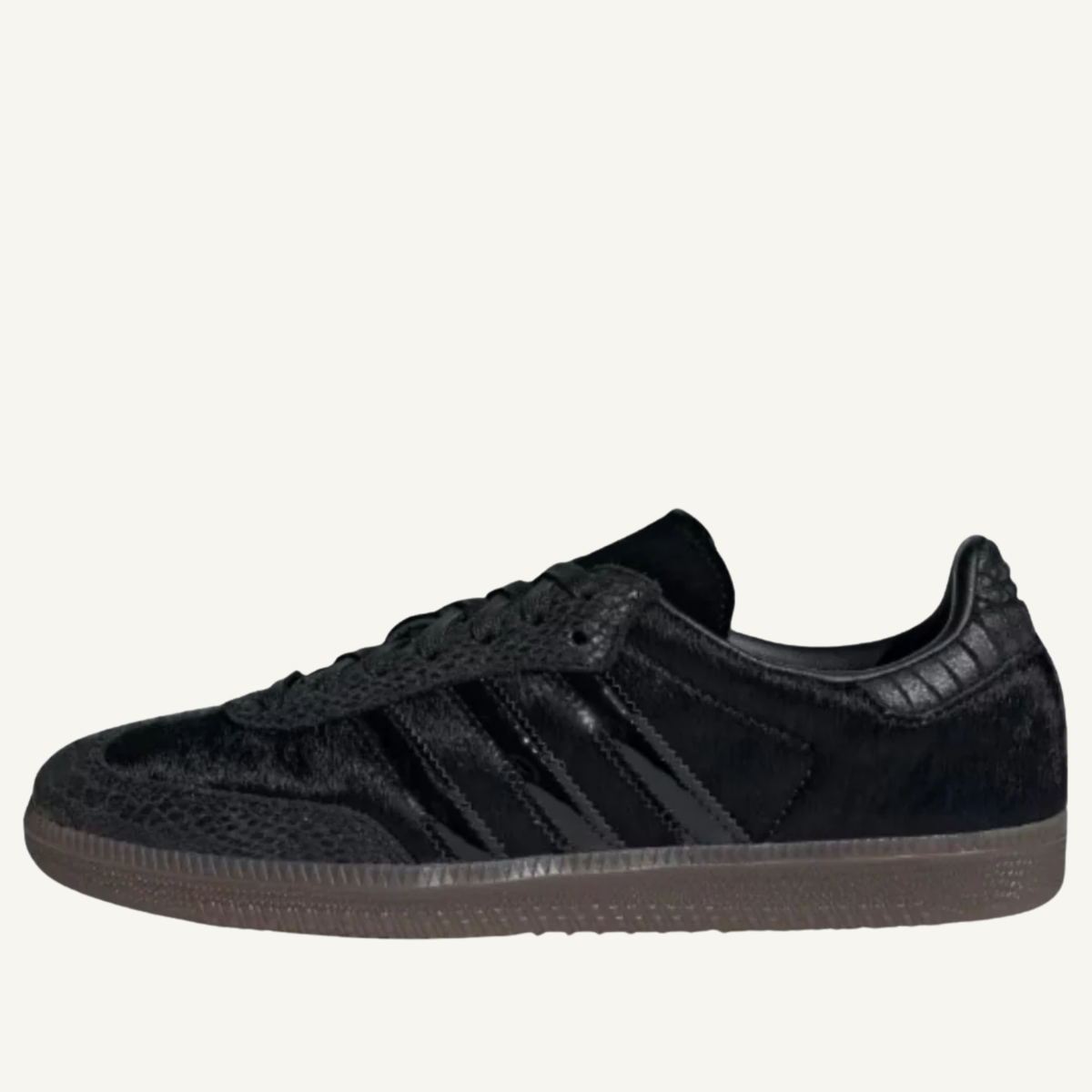 Adidas Originals Women's Black Pony Hair Samba OG Sneakers, IH9149