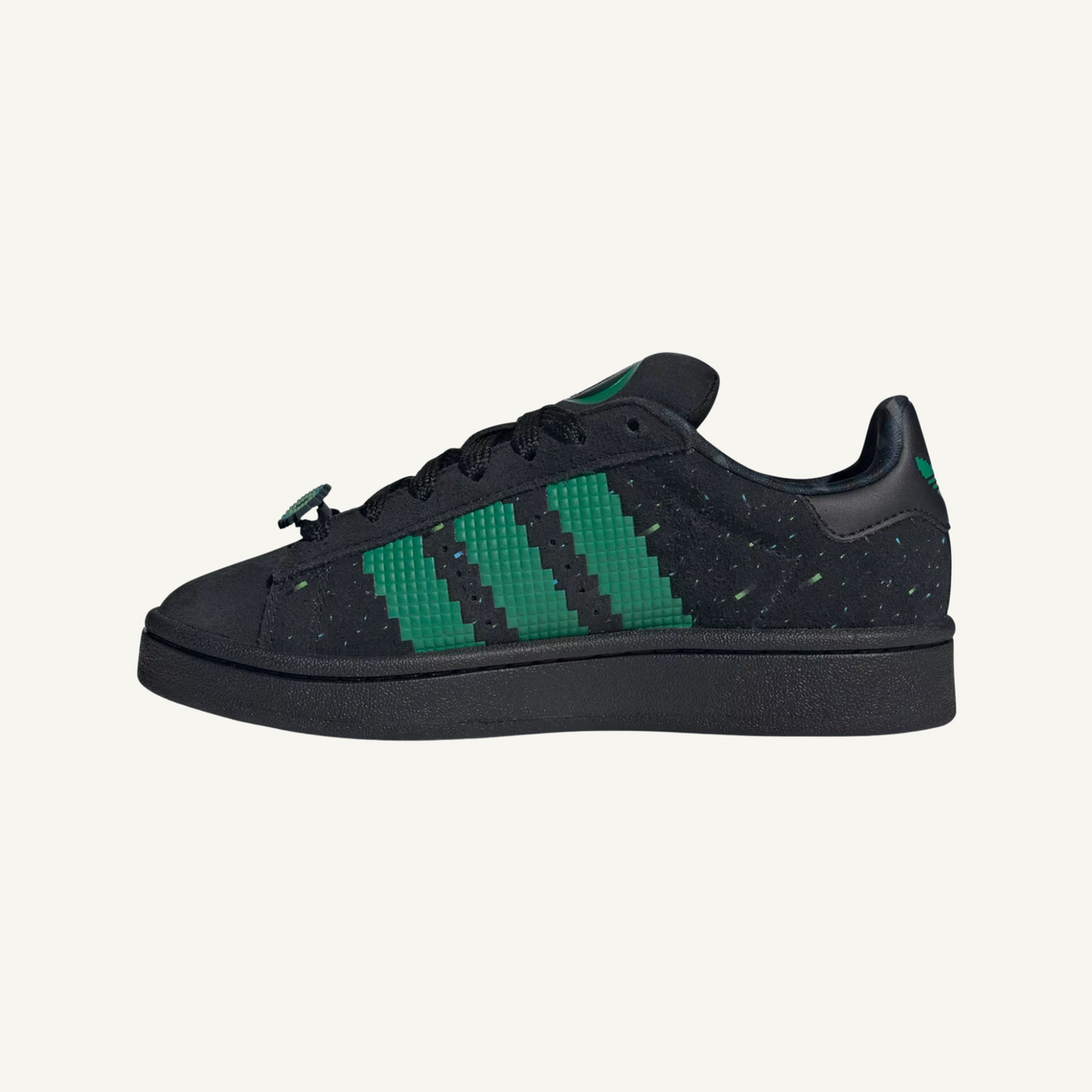 Adidas Originals Kid's Black Minecraft x Campus 00s Sneakers, IH1733