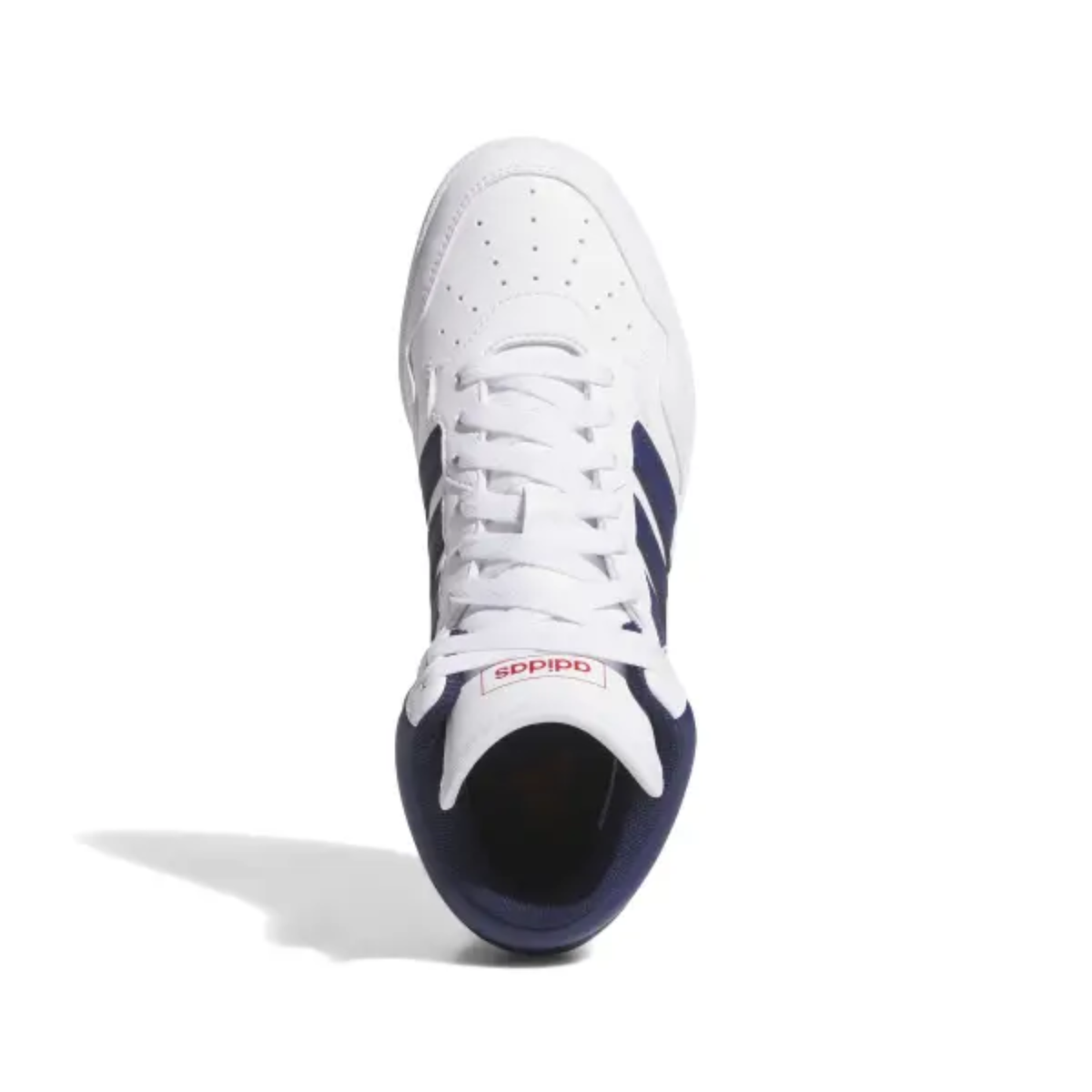 Adidas Kid's White/Blue Trainers Hoops 4.0 Mid Sneakers, JI0904