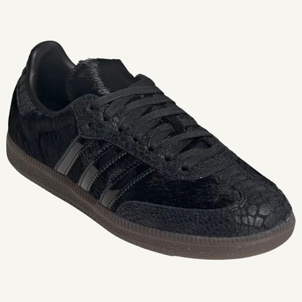 Adidas Originals Women's Black Pony Hair Samba OG Sneakers, IH9149