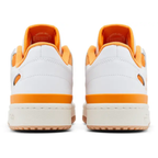 Adidas Men's White/Orange Forum Low CL Sneakers, IH7831 (No Box)