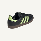 Adidas Originals Women's Black/Pulse Lime Samba OG Sneakers, JS1387