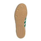 Adidas Originals Women's Cream/Green "Basketweave" Samba OG Sneakers, IH3983