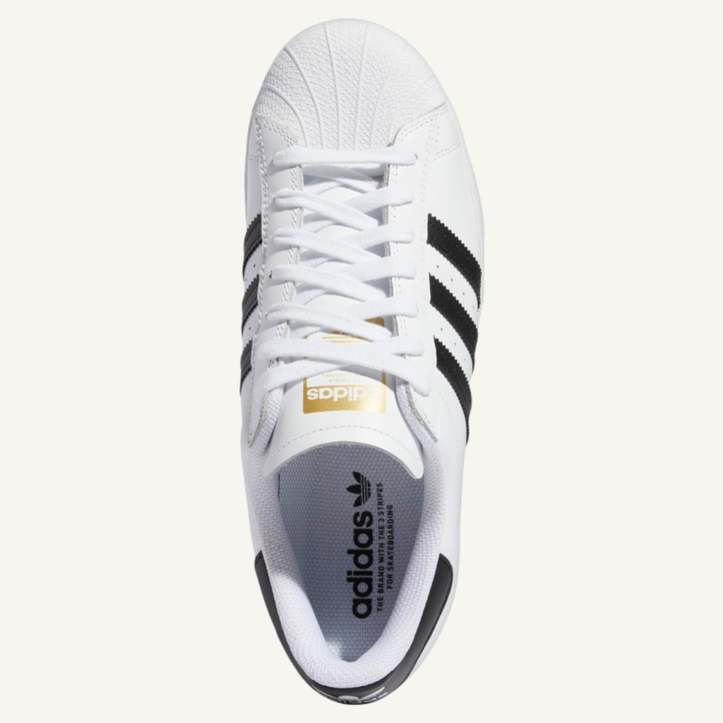 Adidas Originals Men's White/Black Superstar ADV Sneakers, GW6930