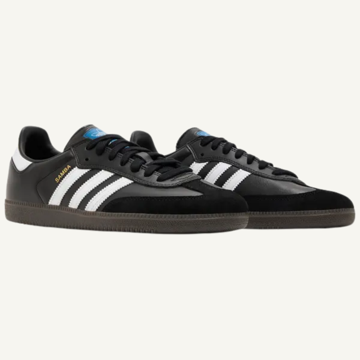Adidas Originals Men's Black Samba Adv Sneakers, IE3100