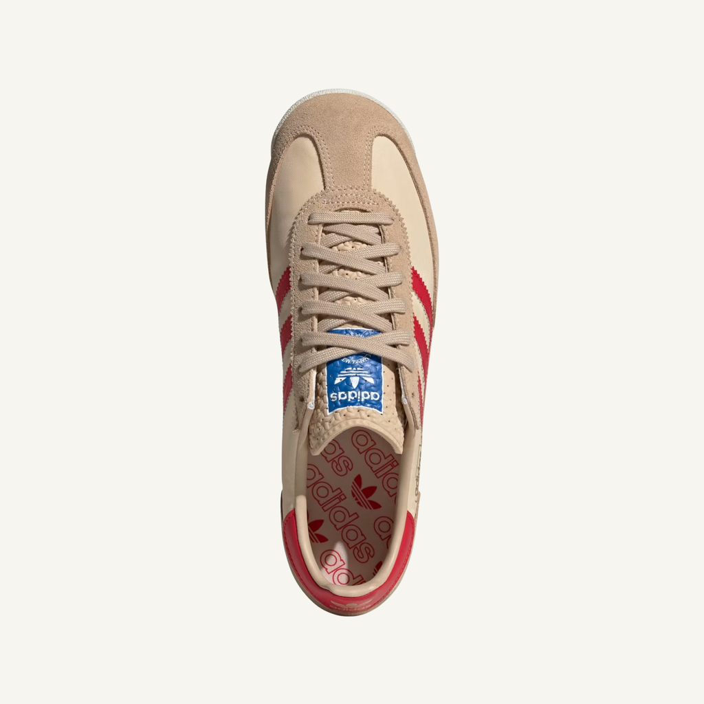 Adidas Originals Men's Cream/Red SL72 RS Sneakers, JS0749 (No Box)
