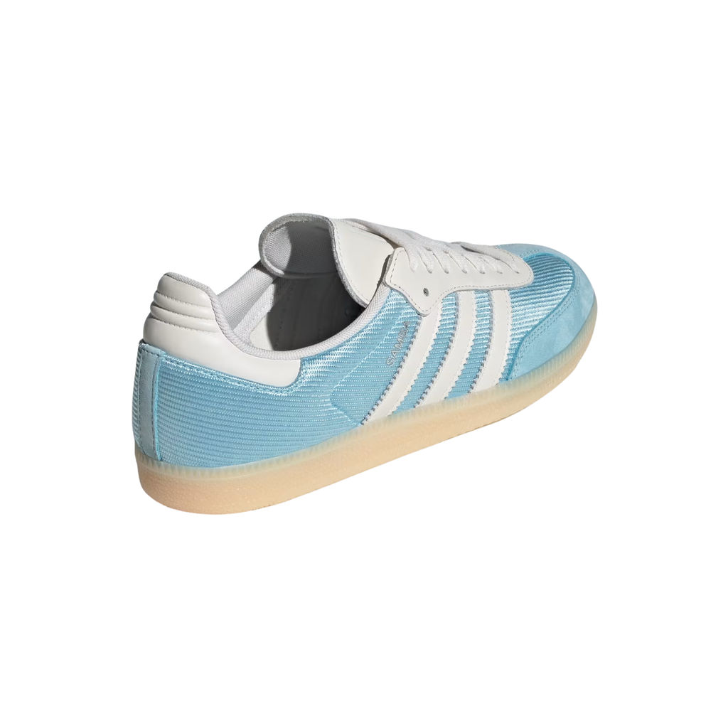 Adidas Originals Men's Icey Blue/White Samba OG Shoes, IH6819