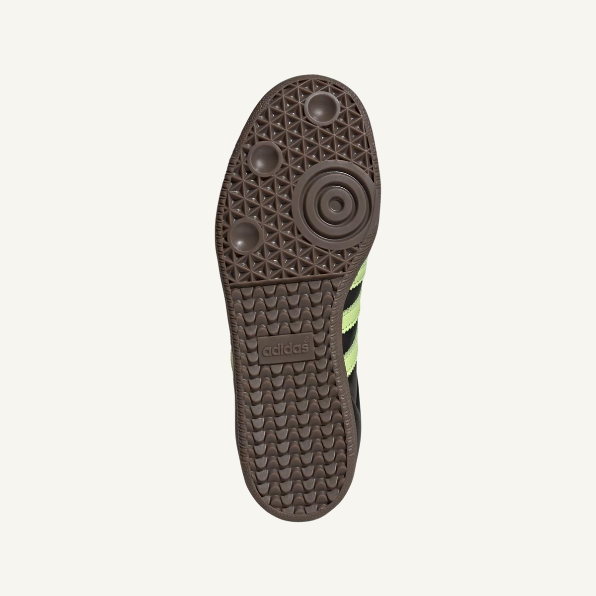 Adidas Originals Women's Black/Pulse Lime Samba OG Sneakers, JS1387