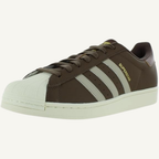Adidas Originals Men's Brown/Grey/Gold Superstar Sneakers, IG6804 (No Box)