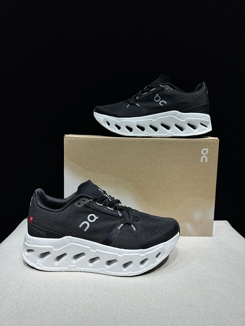 On CloudEclipse Black and White Running Shoes