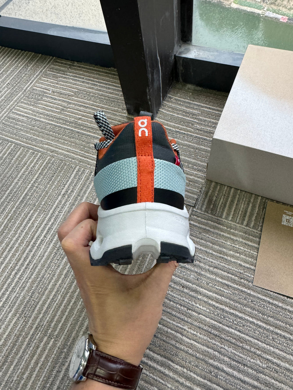 On Cloud 5 Waterproof Sneakers in Light Blue Gray