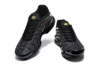 Nike Air Max Plus Black and Gold Sneakers