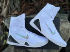 Nike Kobe 9 Elite High Halo White Basketball Shoes