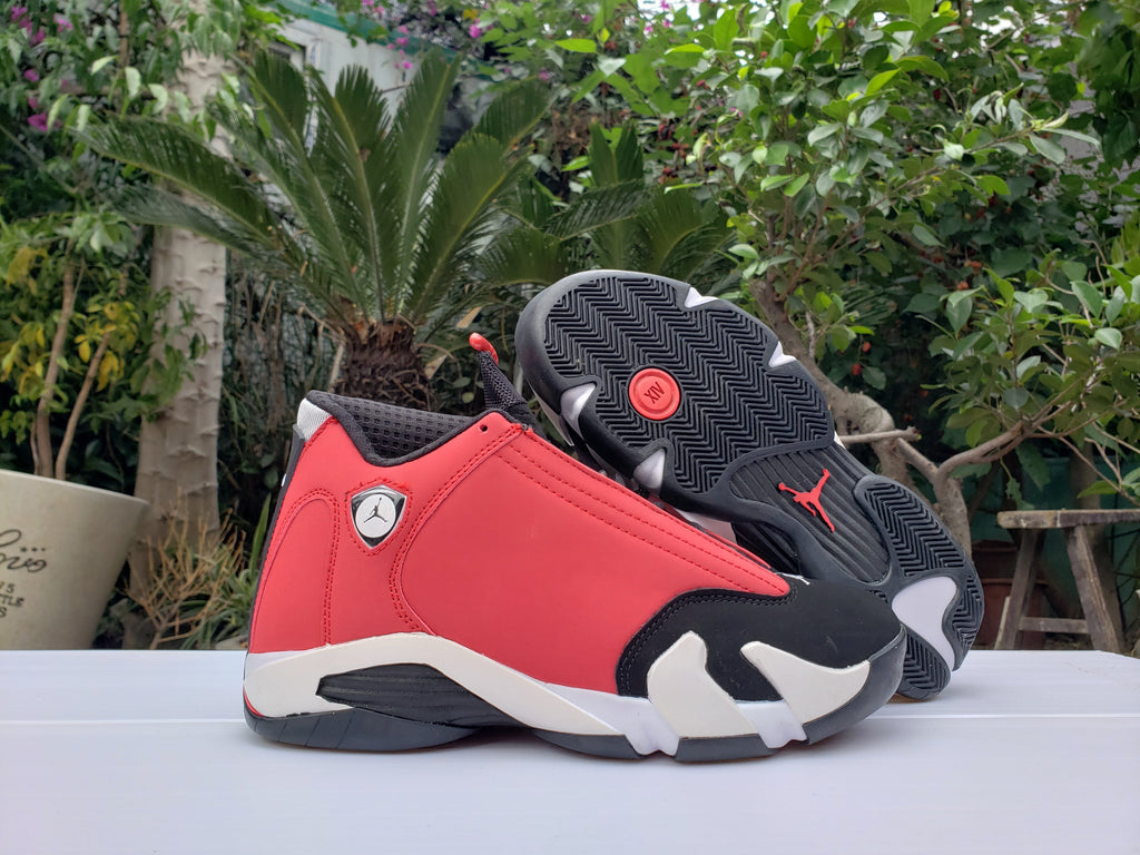 Air Jordan 14 Red, White & Black Men's Sneakers