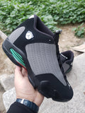 Jordan 14 Black Grey Multicolor Sneakers