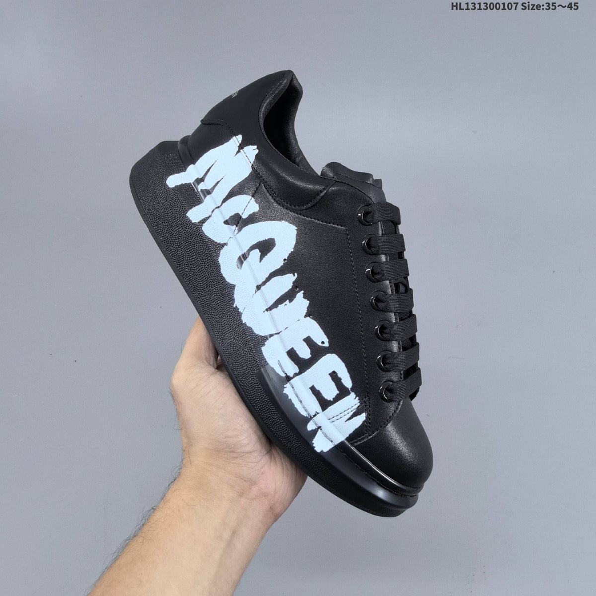 Alexander McQueen Oversized Sole Sneakers with Graphic Logo