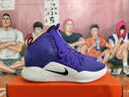 Nike Hyperdunk Basketball Shoes, Purple and White