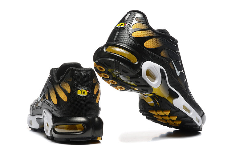 Nike Air Max Plus Black and Gold Sneakers
