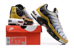 Nike Air Max Plus White Gold Black Sneakers