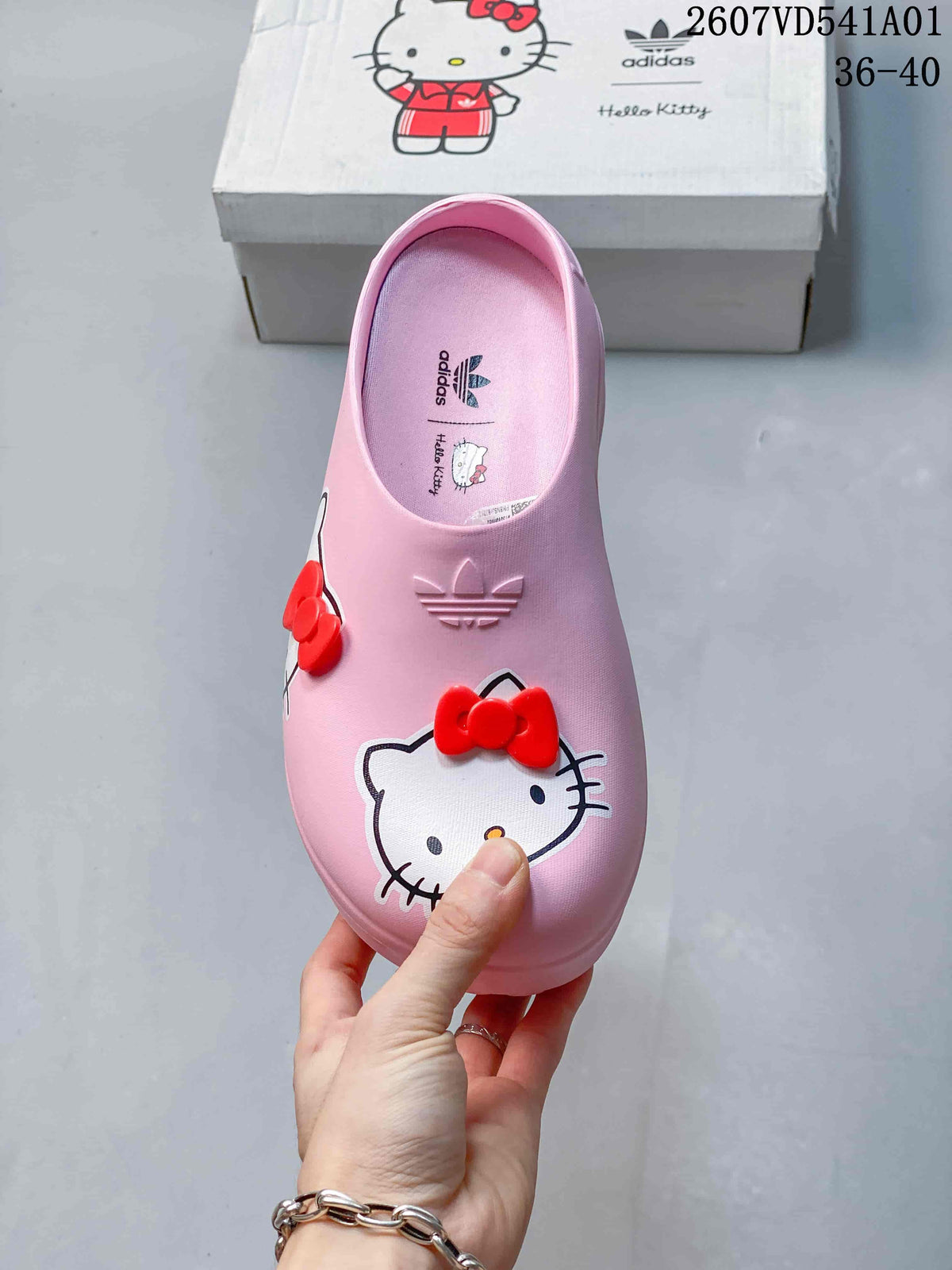 adidas x Hello Kitty Pink Platform Mule Clogs 07VD541A01