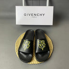Givenchy Slide Sandals with Graphic Strap