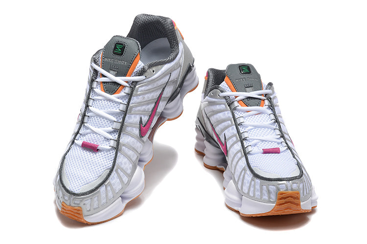 Nike Shox TL White and Pink Sneakers